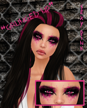 Second Life Marketplace - ::ED:: "Grunged up" -Sexy pink make up